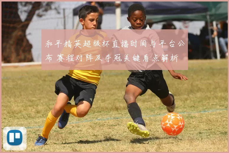 和平精英超级杯直播时间与平台公布 赛程对阵及夺冠关键看点解析